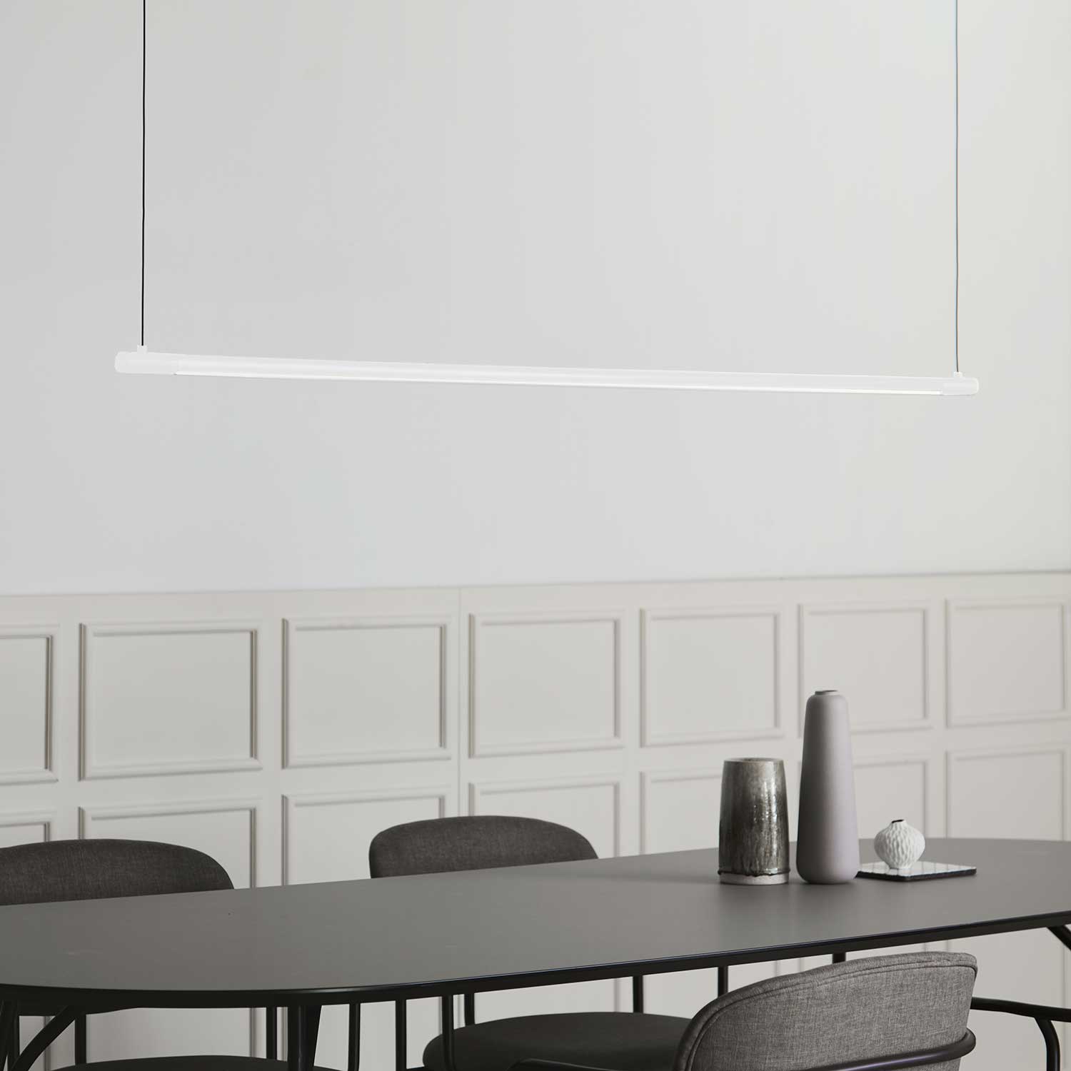Straw 150 LED hvid pendel billede 3