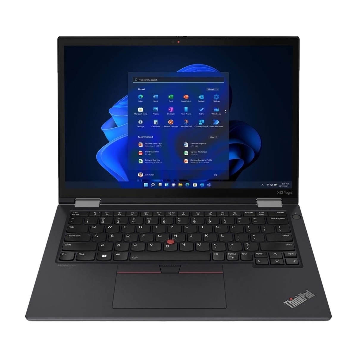 RePOWER ThinkPad X13 Yoga G1 LAP-X13YOGAG1-MX-B003 13,3" renoveret bærbar pc billede 1