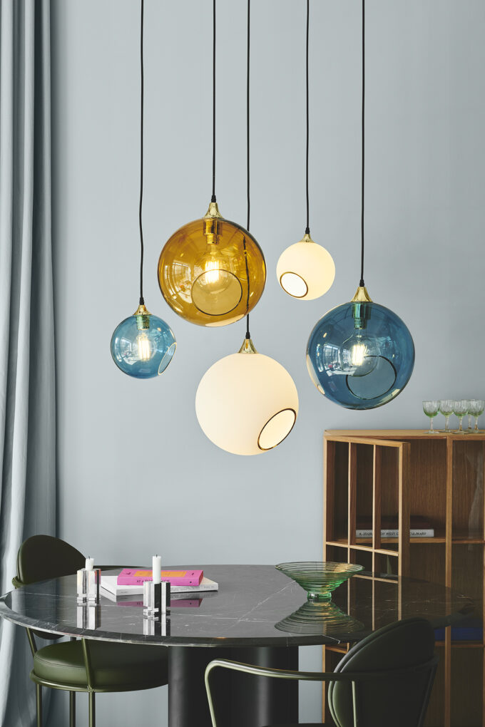 Ballroom Pendel Blue Sky/Gold - Design By Us- DEMO billede 3
