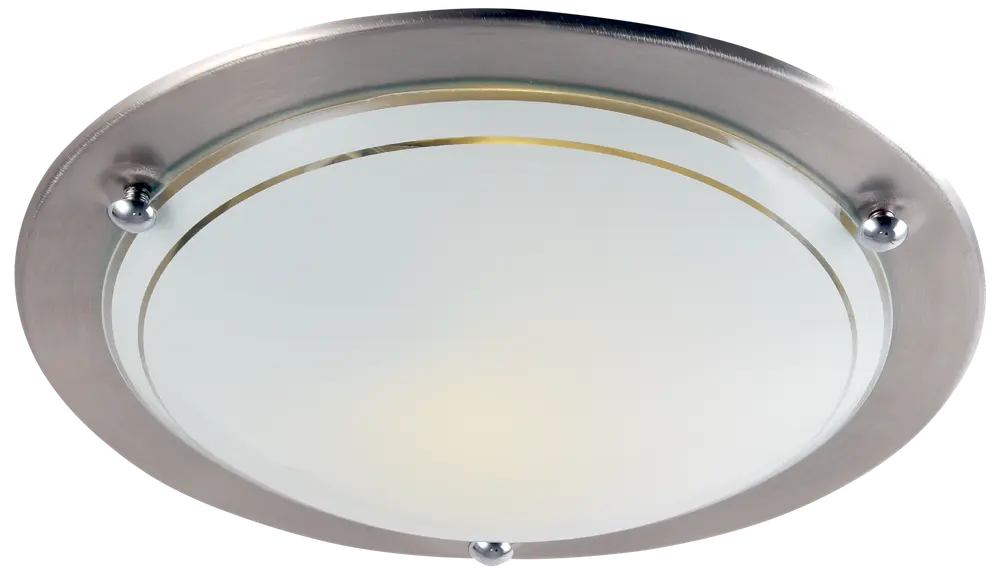 BRIGHT DESIGN Plafond Ø30 cm 60W E27 - mat krom billede 2