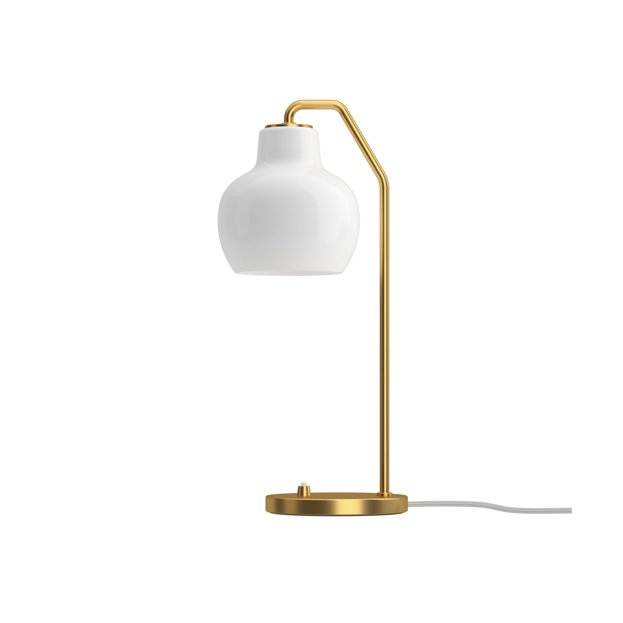 VL Ringkrone bordlampe Ø150 messing/opal billede 1