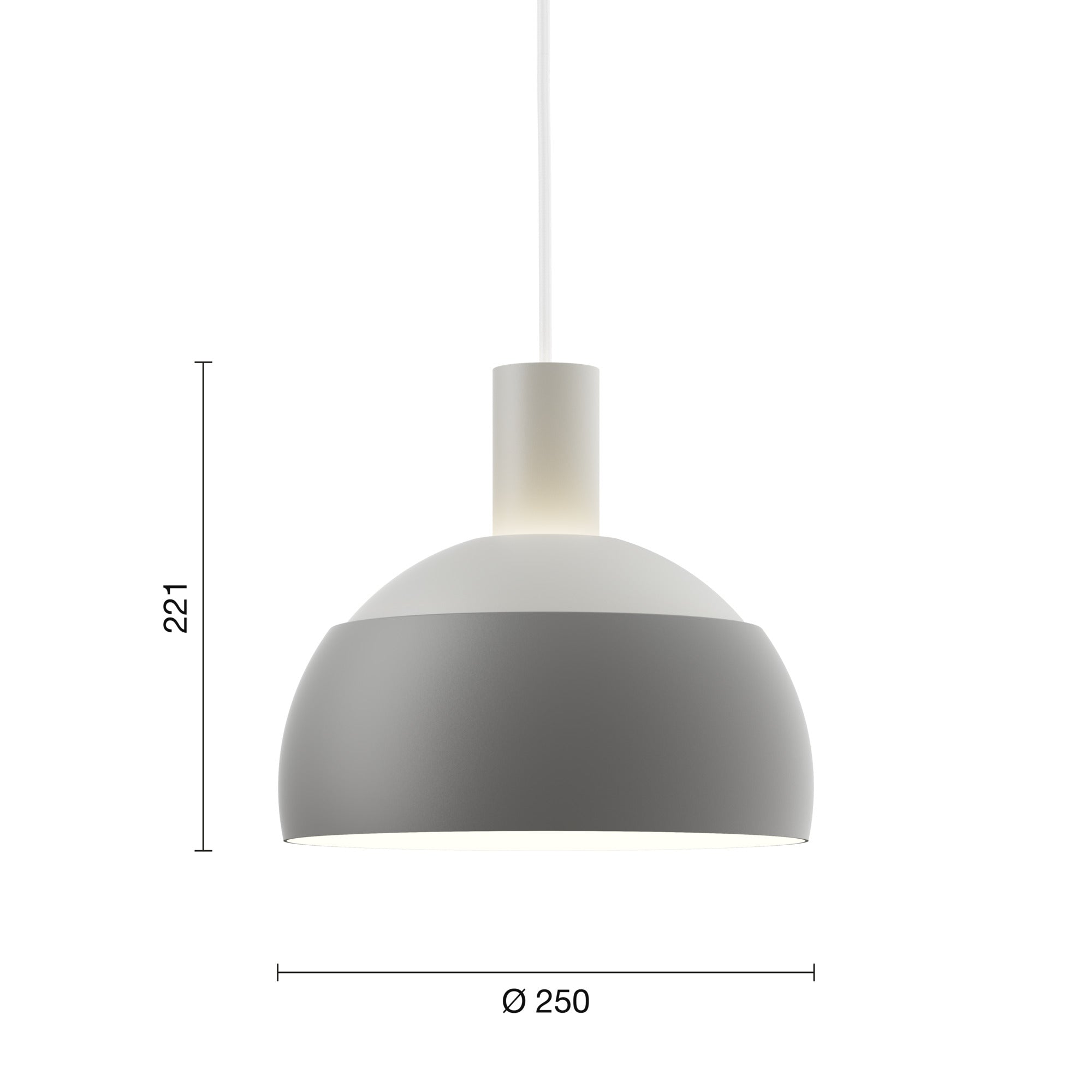 FJ Elements grå pendel billede 2