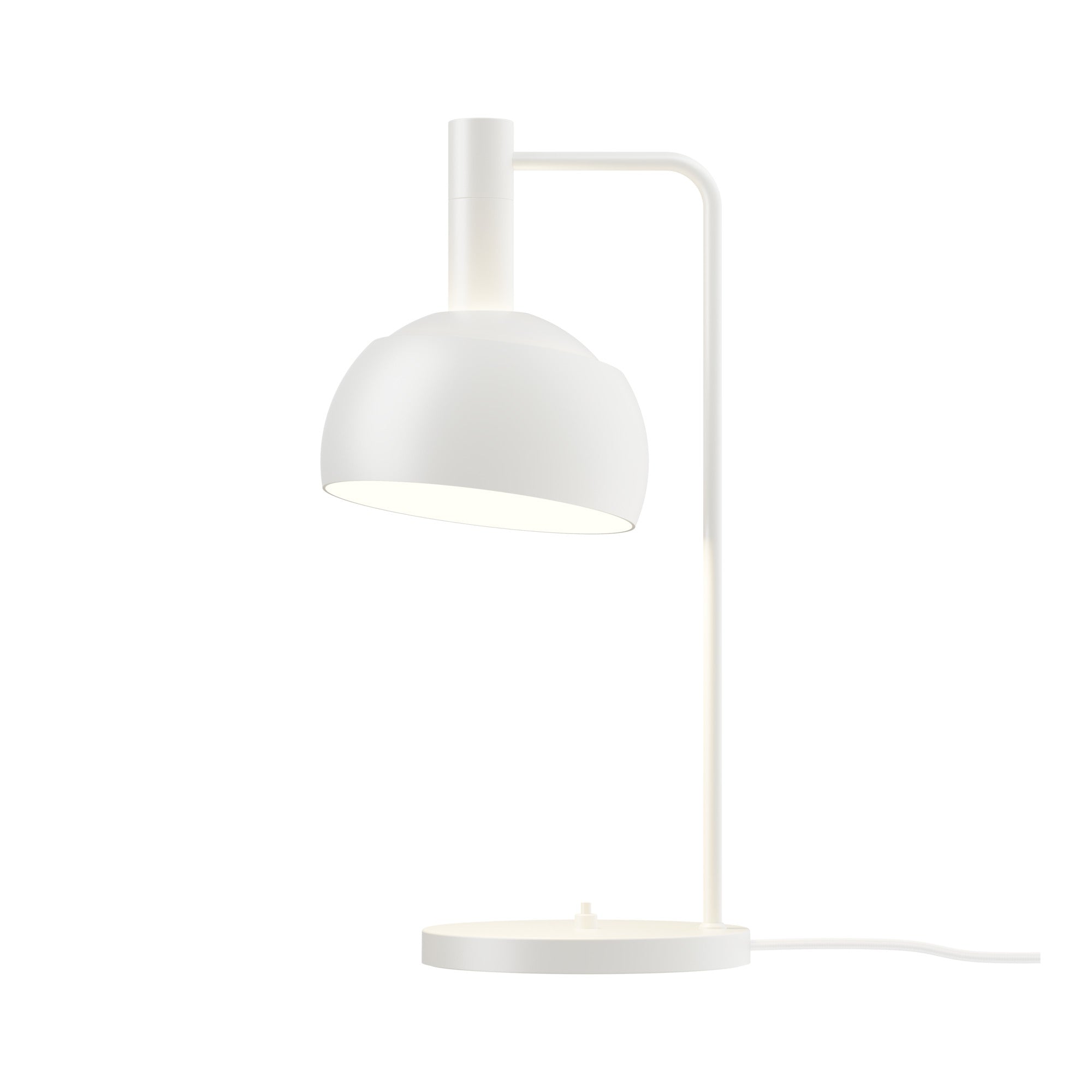 FJ Elements hvid bordlampe billede 1