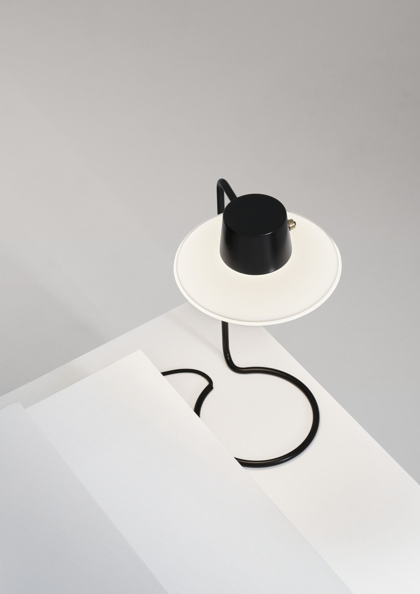AJ Oxford Bordlampe Mini Opalglas billede 3