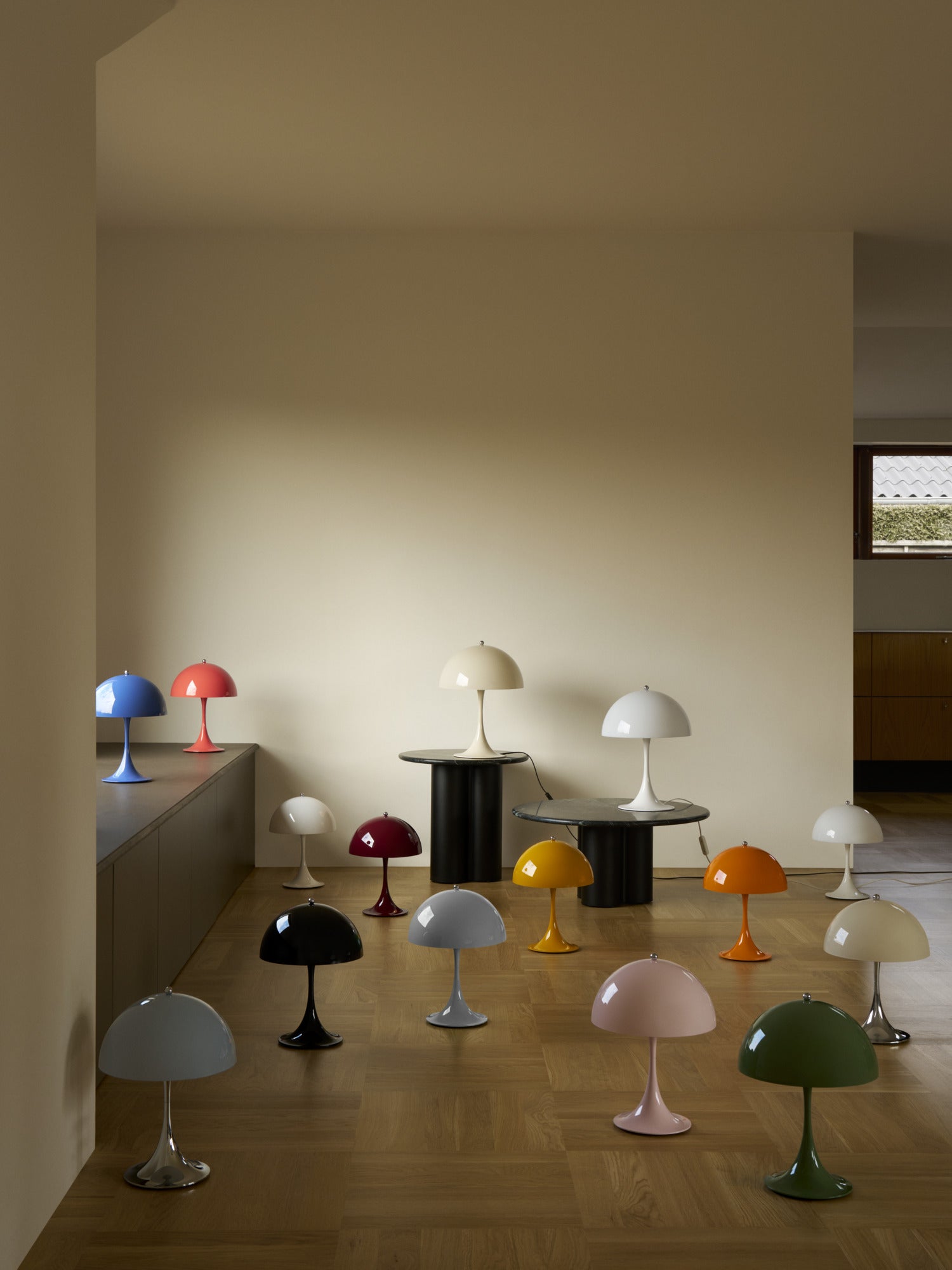 Panthella 250 opalrosa portable V3 bordlampe billede 3