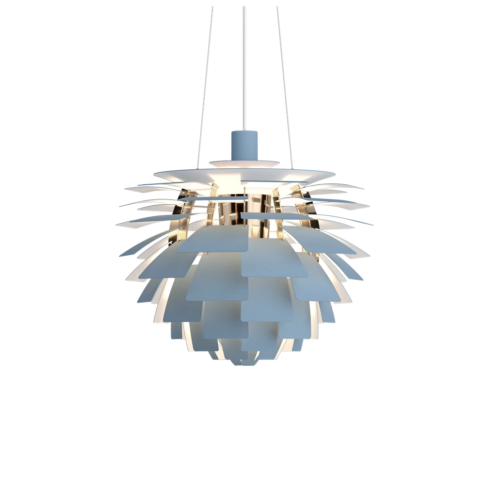 PH Artichoke Ø 480 Pendel støvet blå/metalliseret messing billede 1