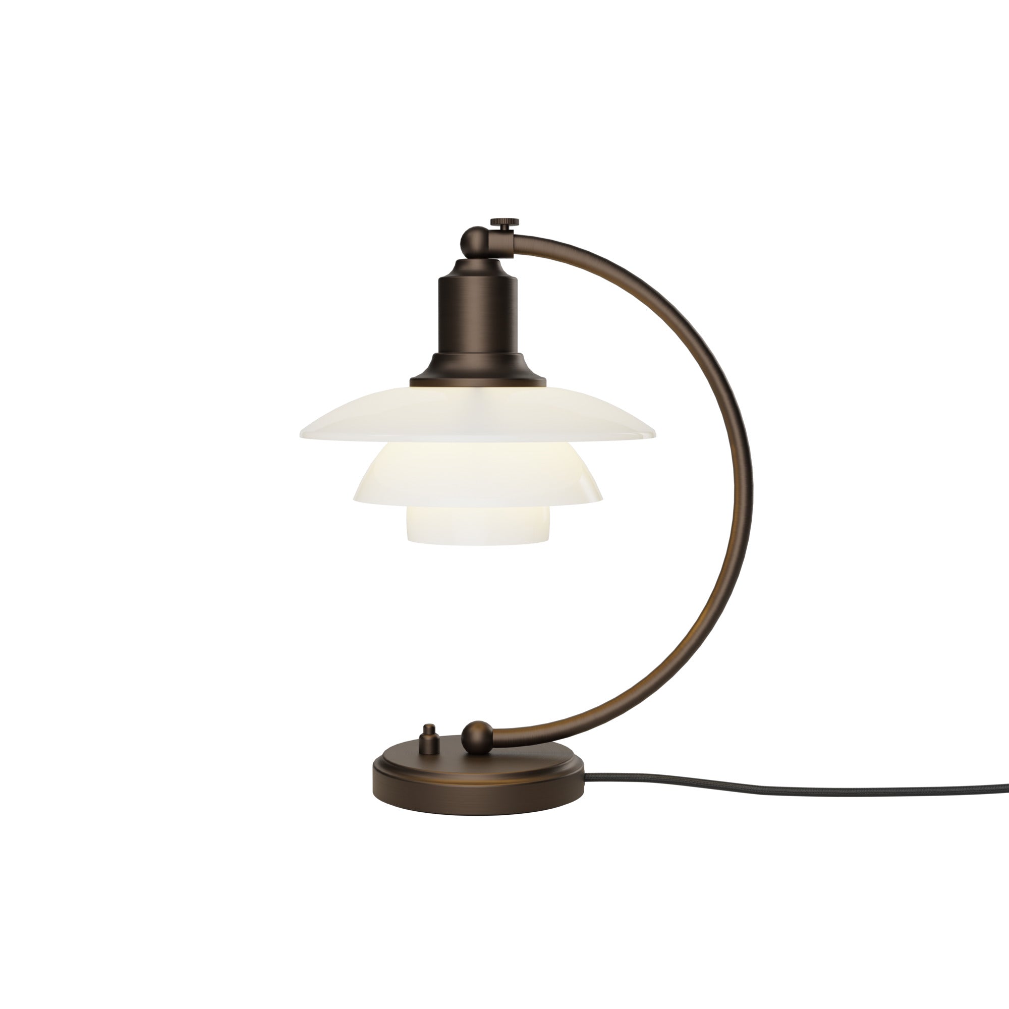 PH 2/2 Luna Bordlampe Aged Brass billede 1