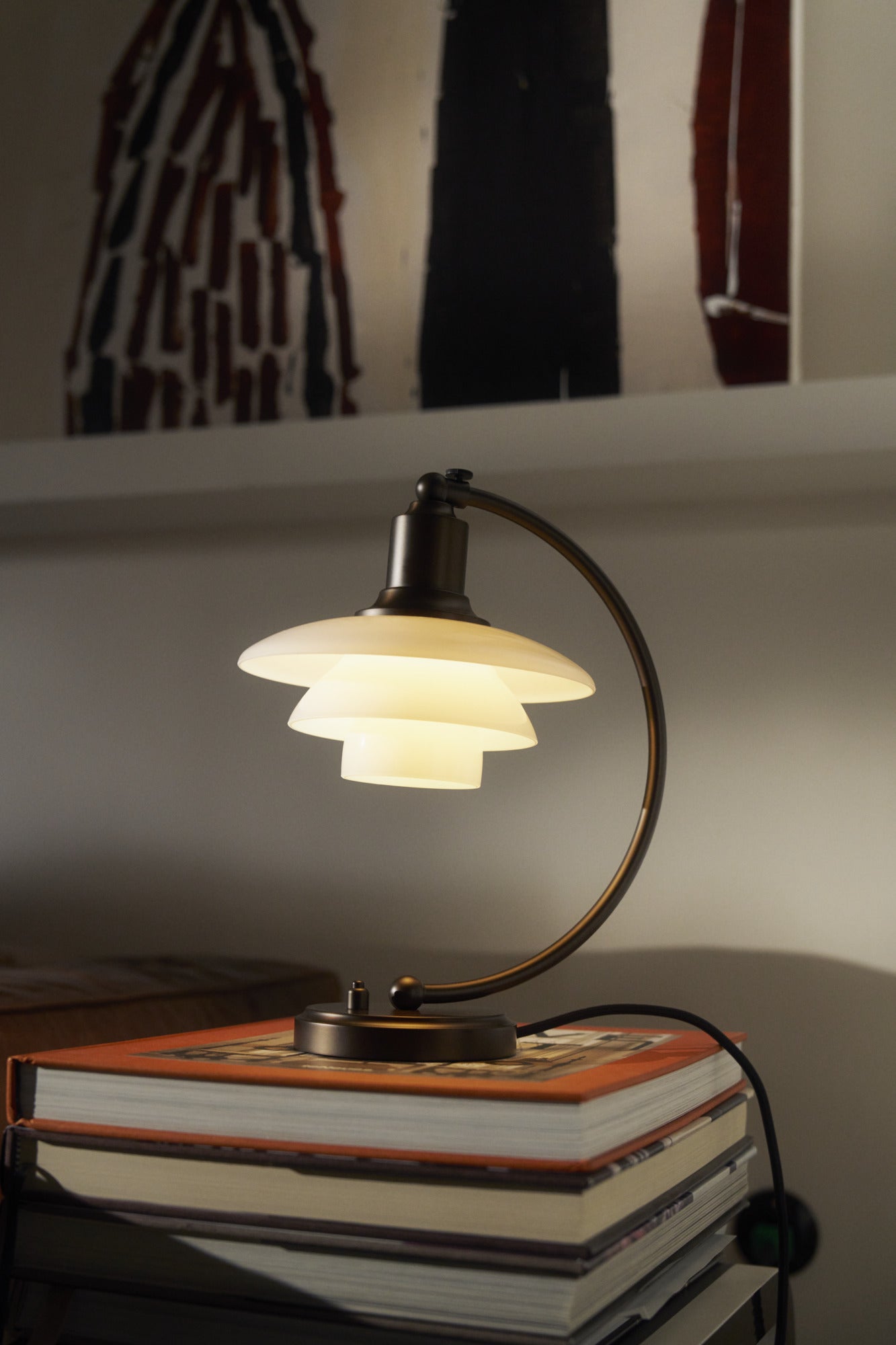 PH 2/2 Luna Bordlampe Aged Brass billede 3