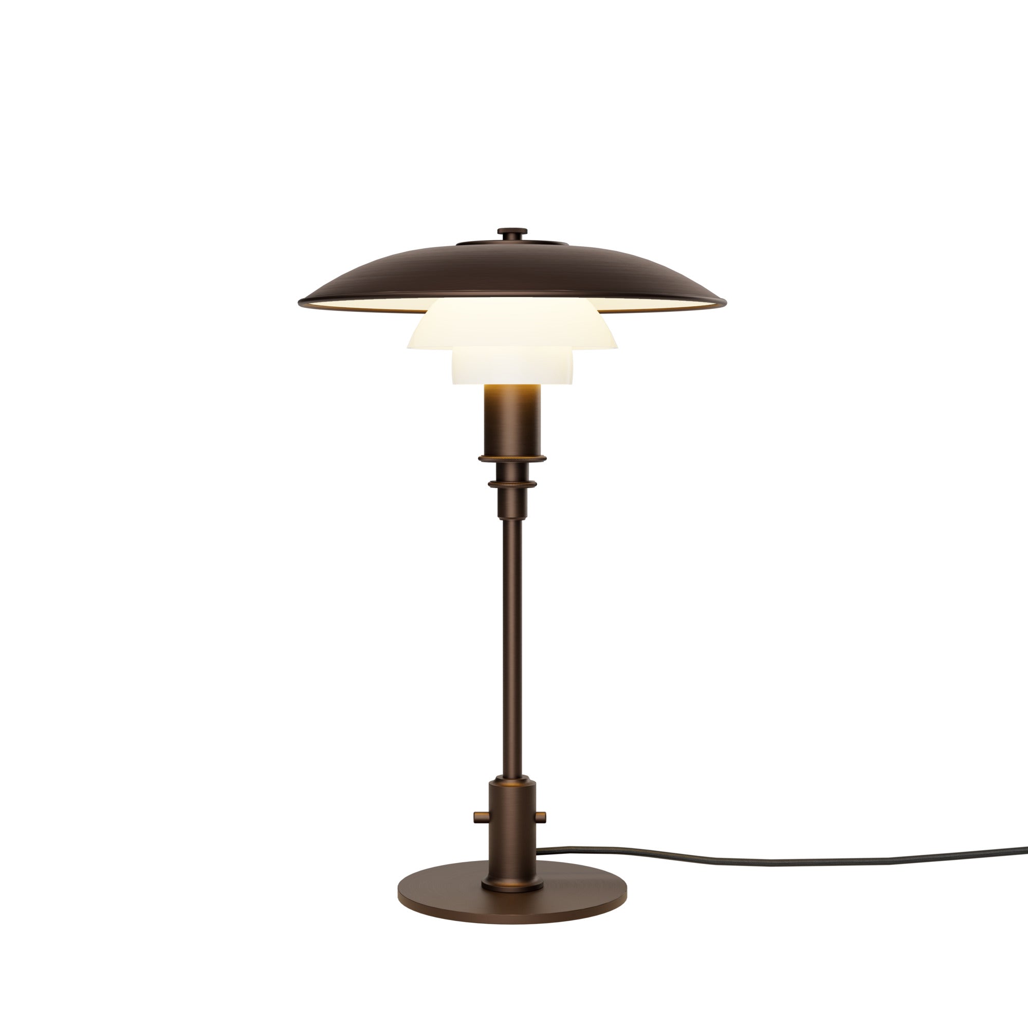 PH 3/2 Bordlampe Aged Brass billede 1