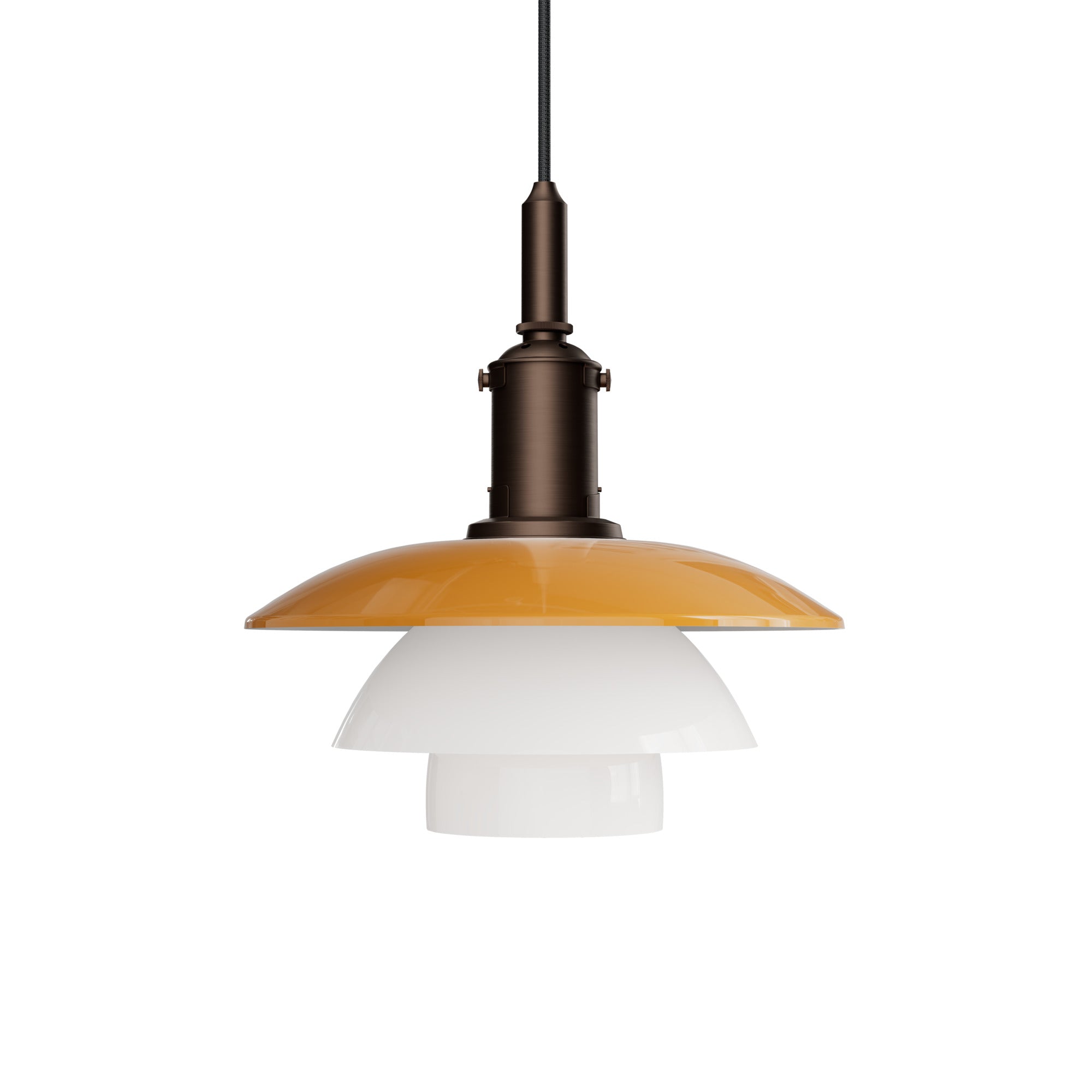 PH 3/3 Centenary Edition Amber/Opal White pendel billede 1