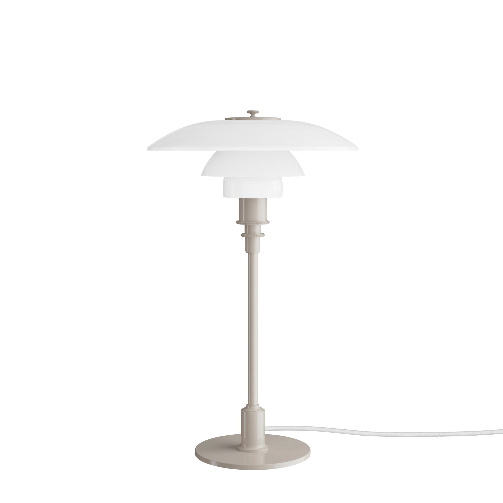PH 3/2 Glossy Beige bordlampe billede 1