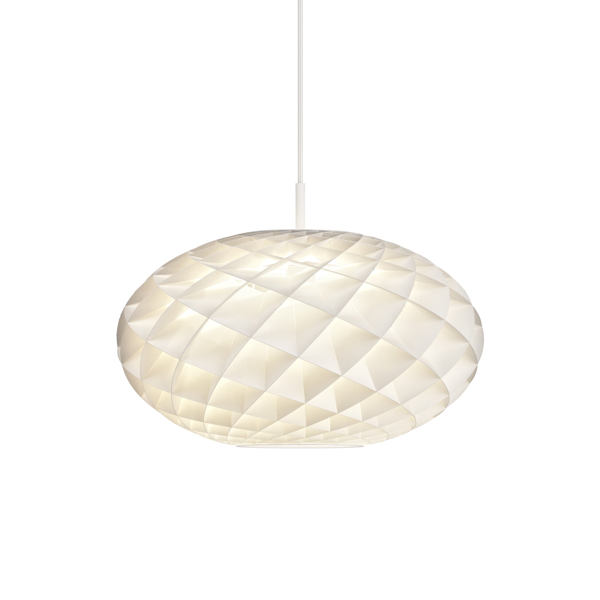 Patera Oval Pendel Hvid Mat Ø 500 LED 3000K billede 1