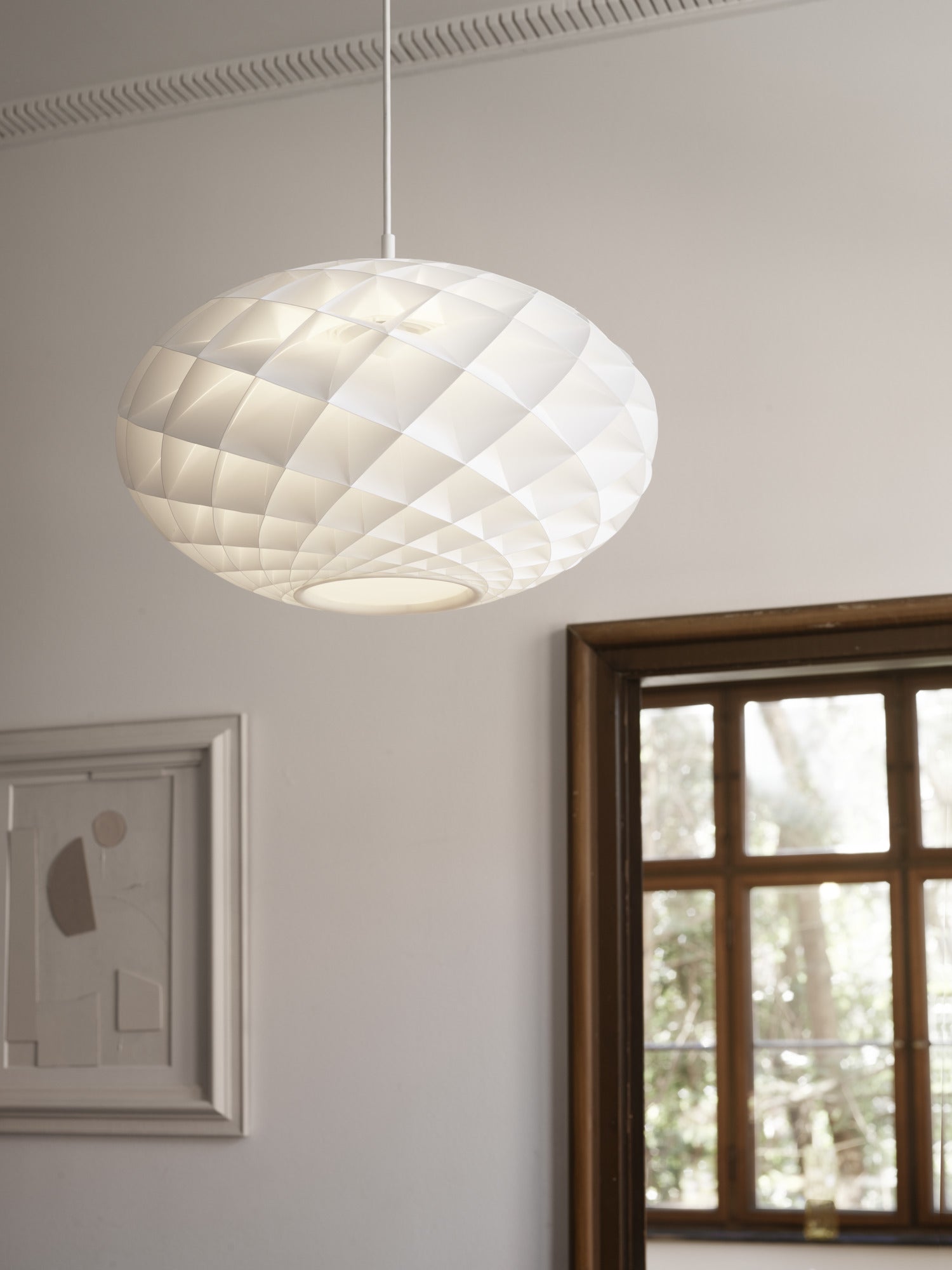 Patera Oval Pendel Hvid Mat Ø 500 LED 2700K billede 4
