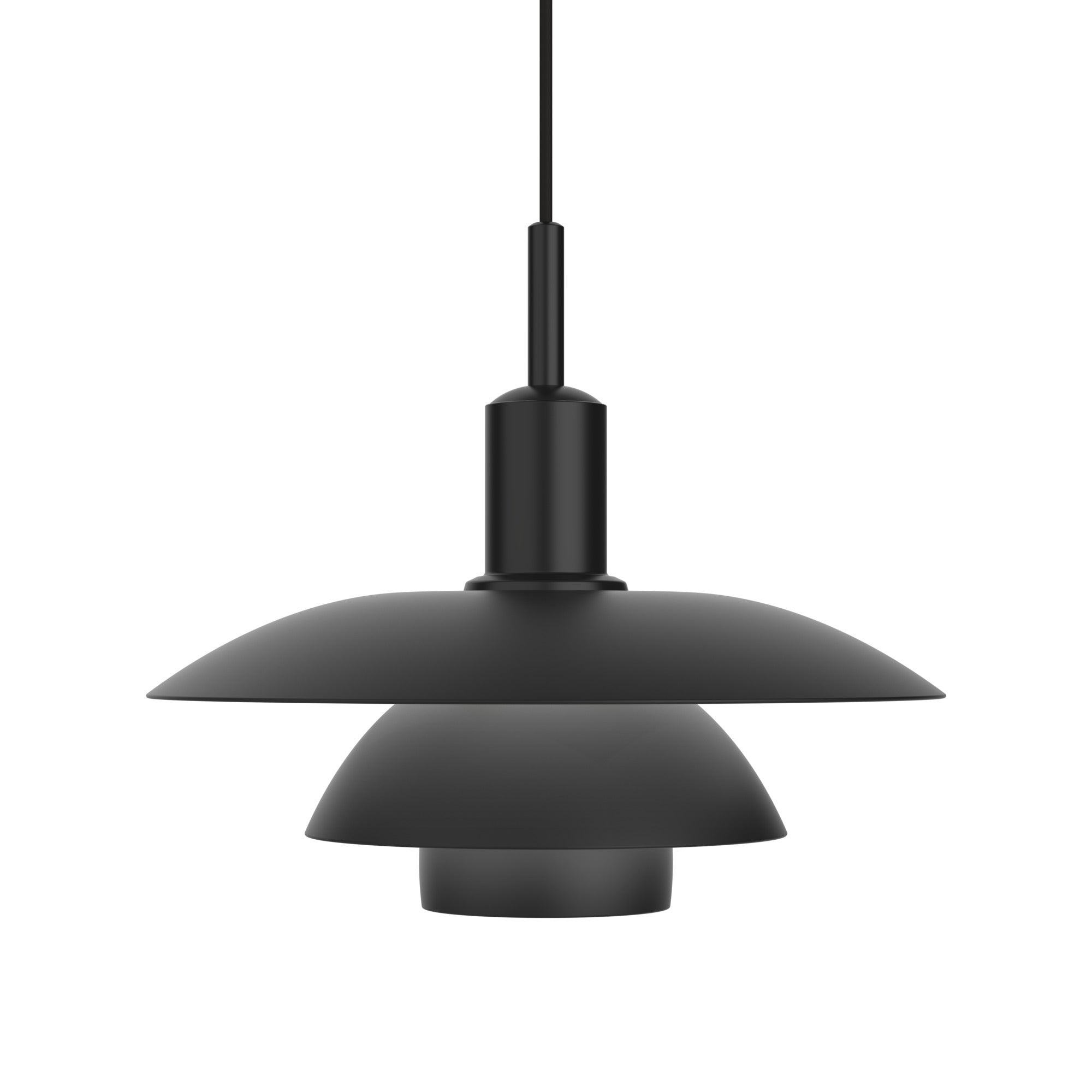 PH 5/5 Pendel Metal Sort 2700K Fase Dæmp billede 1