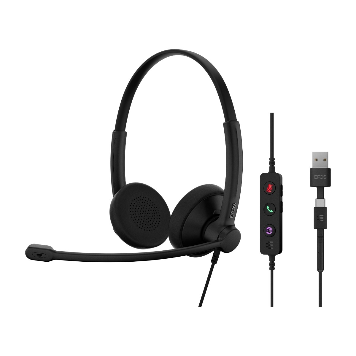 EPOS IMPACT 100 MS Stereo headset, sort billede 3