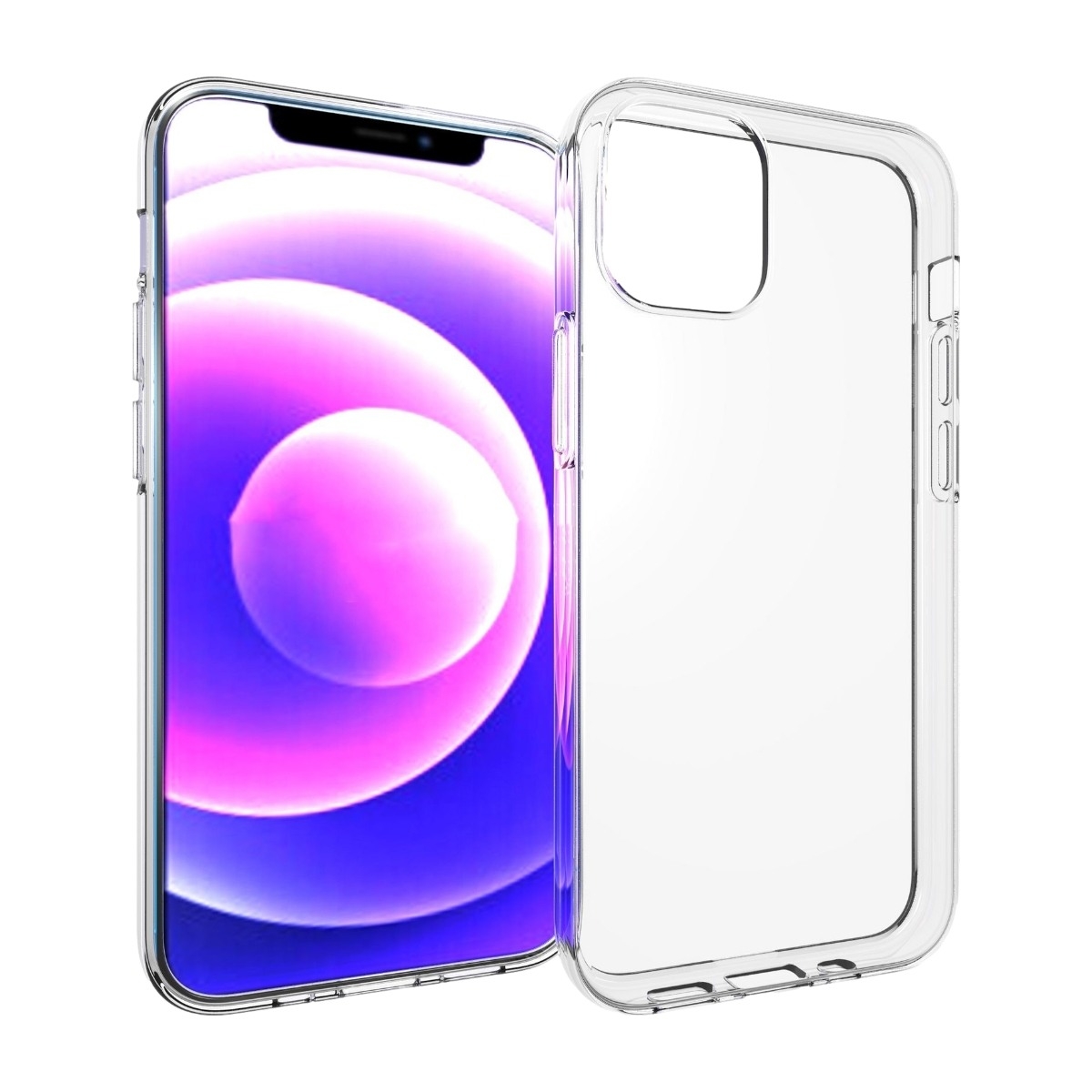 eSTUFF iPhone 13 mini INFINITE VIENNA TPU cover, gennemsigtigt billede 4