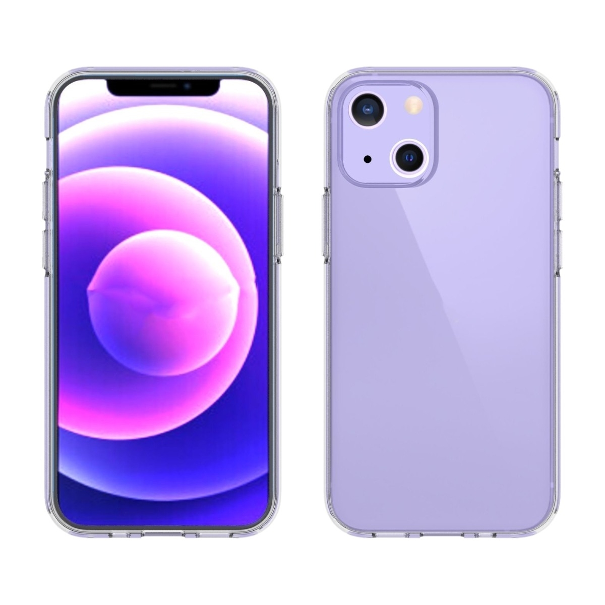 eSTUFF iPhone 13 mini INFINITE VIENNA TPU cover, gennemsigtigt billede 1