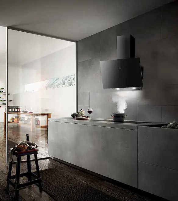 Wasco Emhætte Vertikal TV1360BL sort 60 cm billede 2