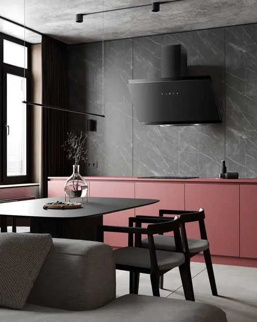 Wasco Emhætte Vertikal TV2090BL sort 90 cm billede 2