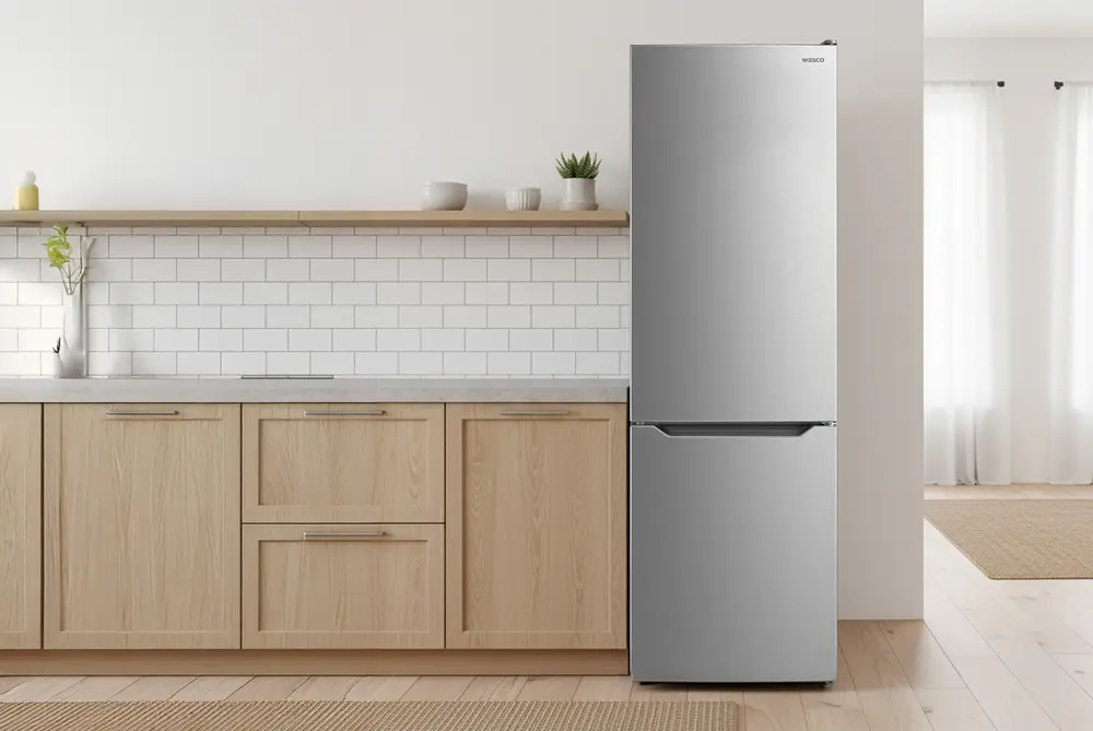Wasco Køle/fryseskab KF310LSS - stål