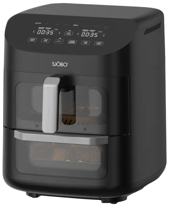 SJÖBO Airfryer 2-i-1 1700 W
