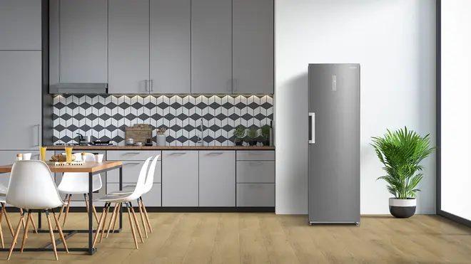 Wasco Fryseskab F273SSE - stål billede 3