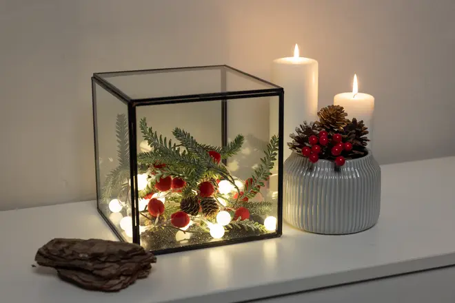 Nowel Lyskæde LED - 20 pomponer billede 4