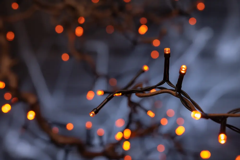 Lyskæde 200 LED - orange billede 2
