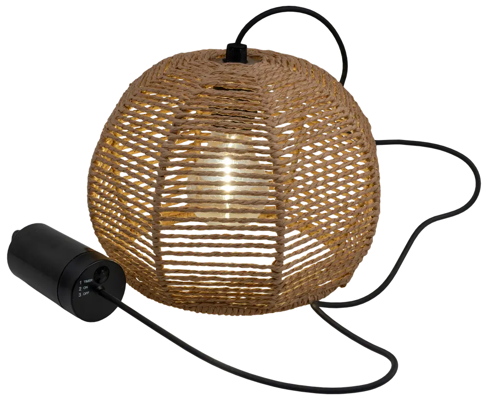 Amphion Loftslampe natur reb - Ø21 cm billede 2