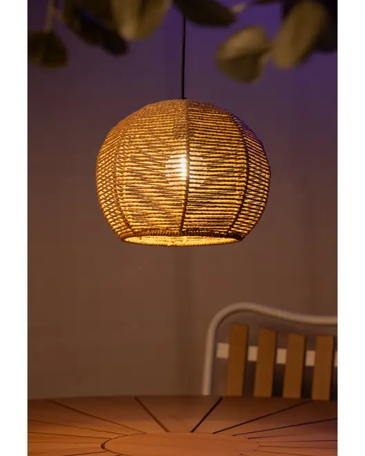 Amphion Loftslampe natur reb - Ø25 cm billede 4