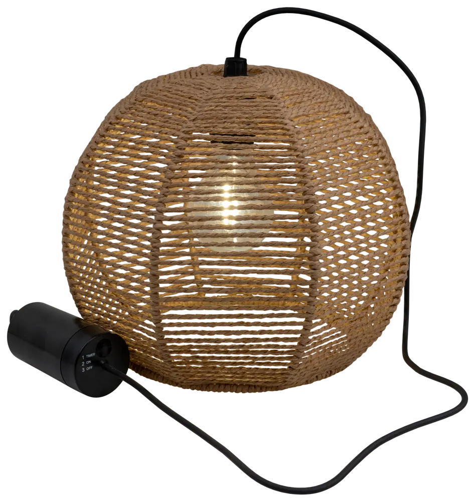 Amphion Loftslampe natur reb - Ø25 cm billede 2
