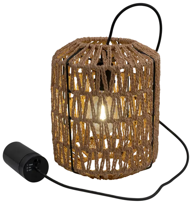 Amphion Loftslampe natur reb - Ø18 cm billede 1