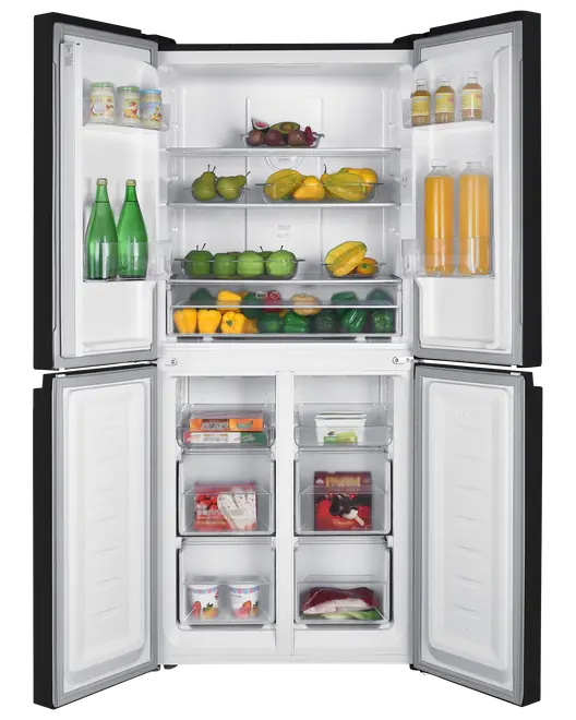 Wasco Amerikaner Køle/fryseskab FR362BL - Sort billede 2