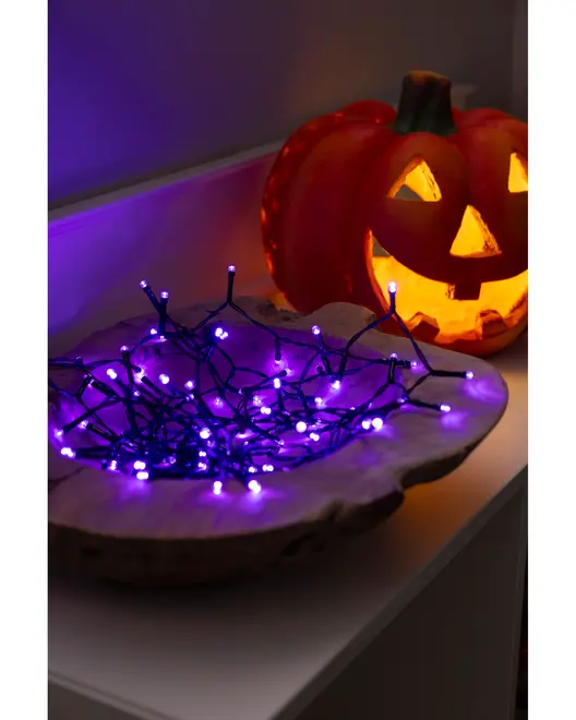 Lyskæde 200 LED - lilla billede 4