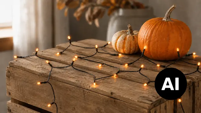 Lyskæde 200 LED - orange billede 1