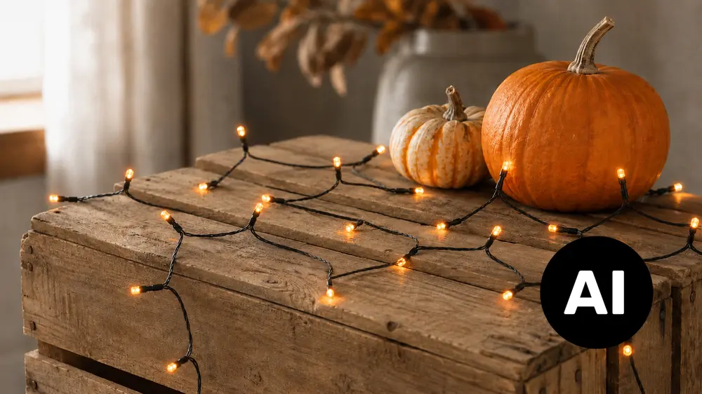 Lyskæde 200 LED - orange billede 2