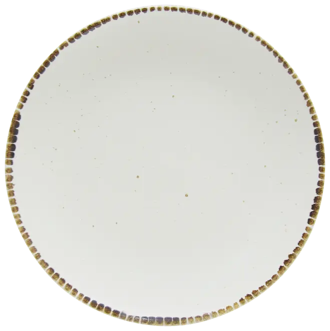 Stentøjstallerken Vega Ø27 cm - creme