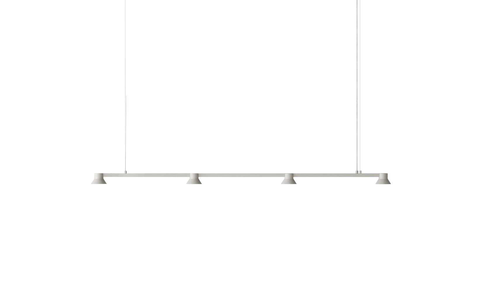 Hat Linear Large LED pendel grå billede 1