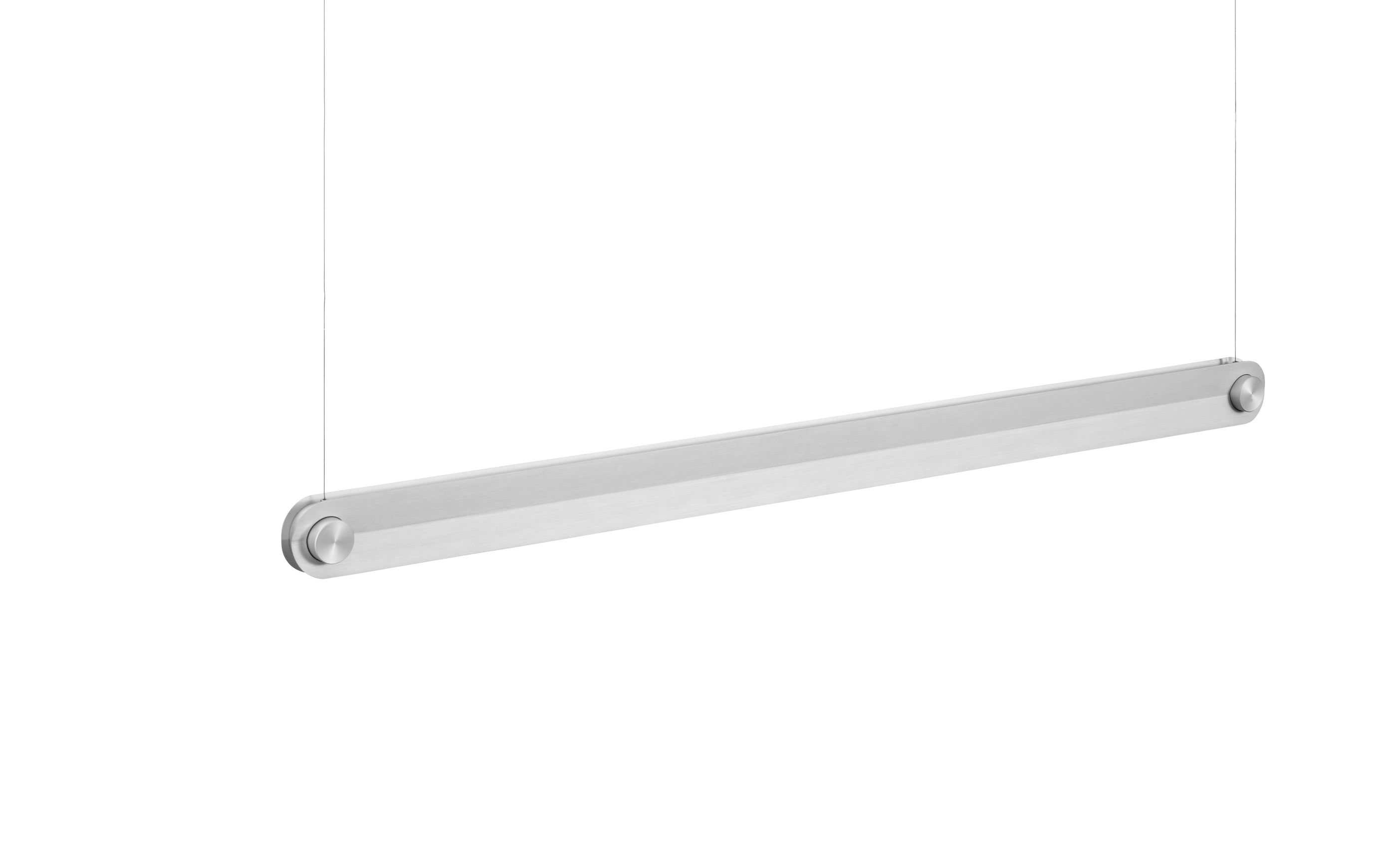 Dim Linear LED pendel børstet aluminium billede 2