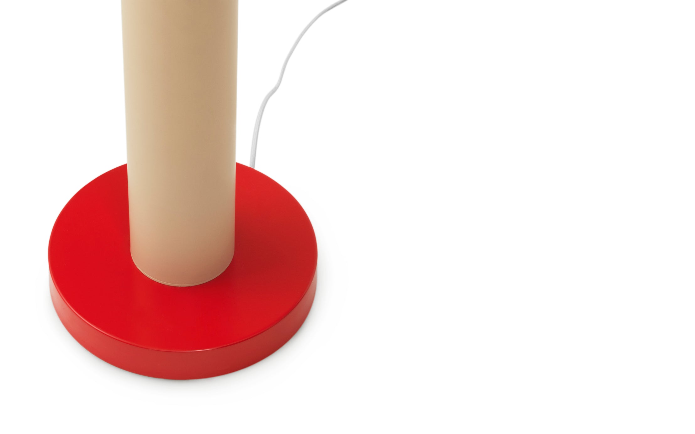 Cellu sandfarvet gulvlampe billede 2