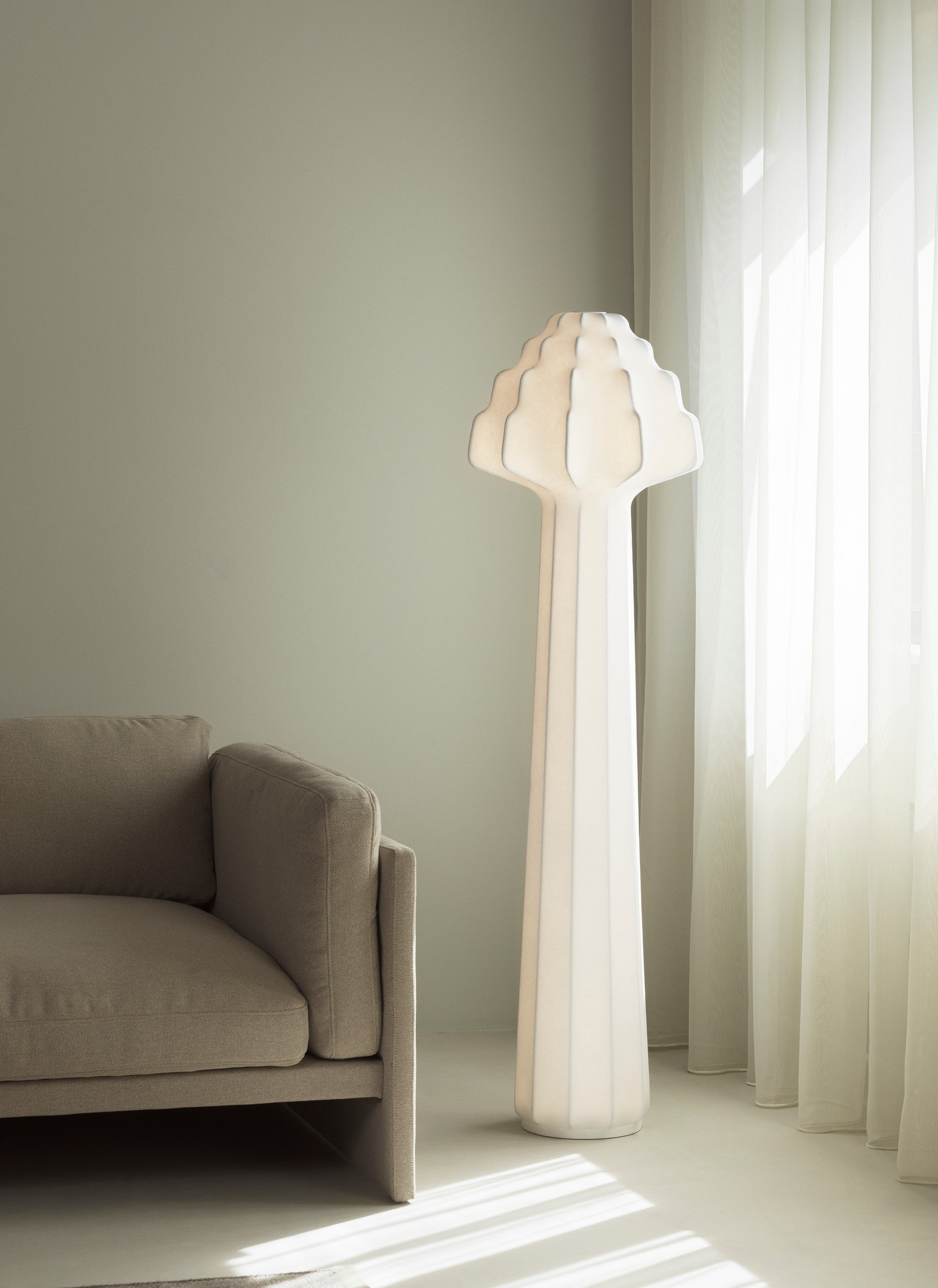 Phantom Ø46 hvid gulvlampe billede 4