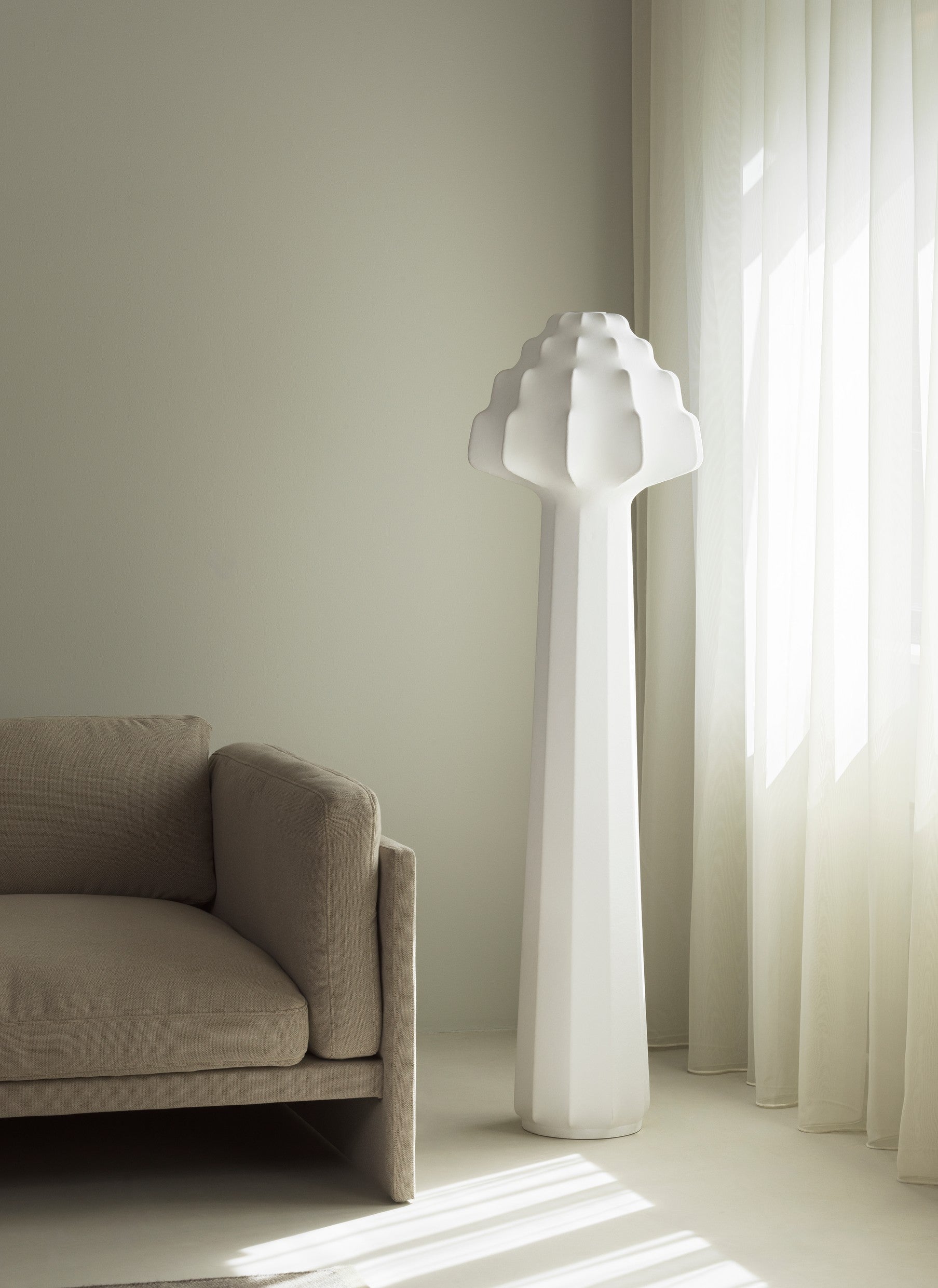 Phantom Ø46 hvid gulvlampe billede 2