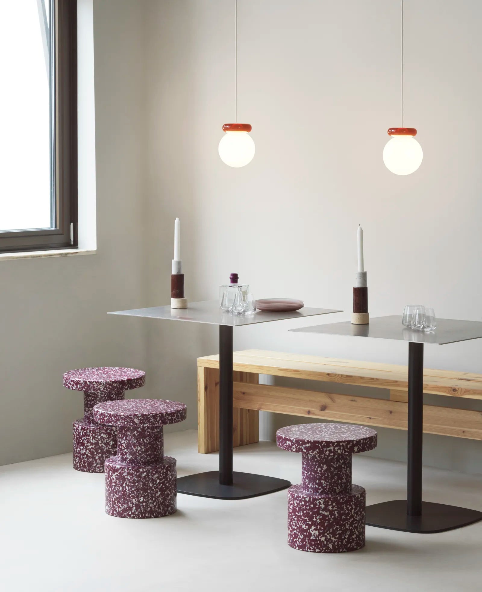 Hinx Burgundy pendel billede 3