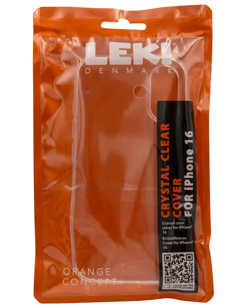 Leki Denmark Clear Cover - iPhone 16 billede 2