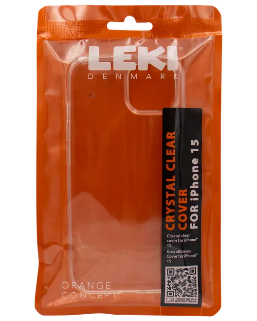 Leki Denmark Clear Cover - iPhone 15 billede 1