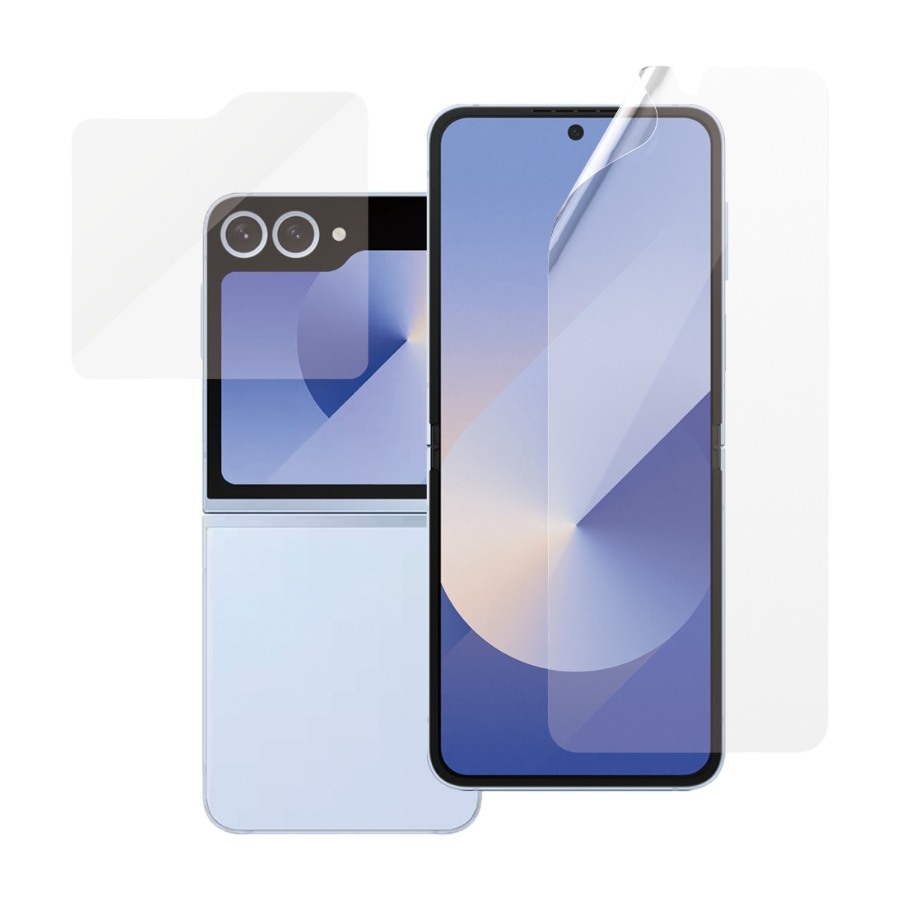 PanzerGlass Samsung Galaxy Z Flip7 FE/Flip6 skærmbeskytter TPU+ glas billede 1