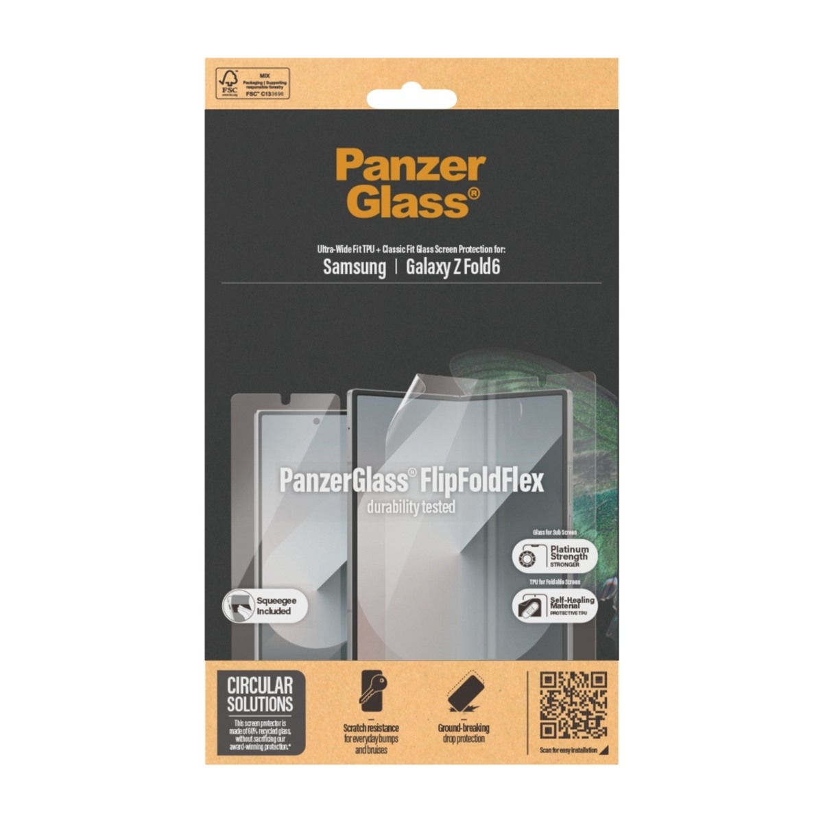 PanzerGlass Samsung Galaxy Z Fold6 skærmbeskytter TPU+glas billede 3