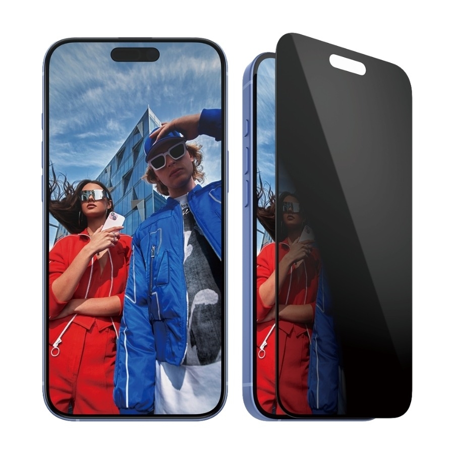 PanzerGlass iPhone 16 Plus/15 Plus skærmbeskytter Ultra-Wide Fit Privacy med applikator billede 1