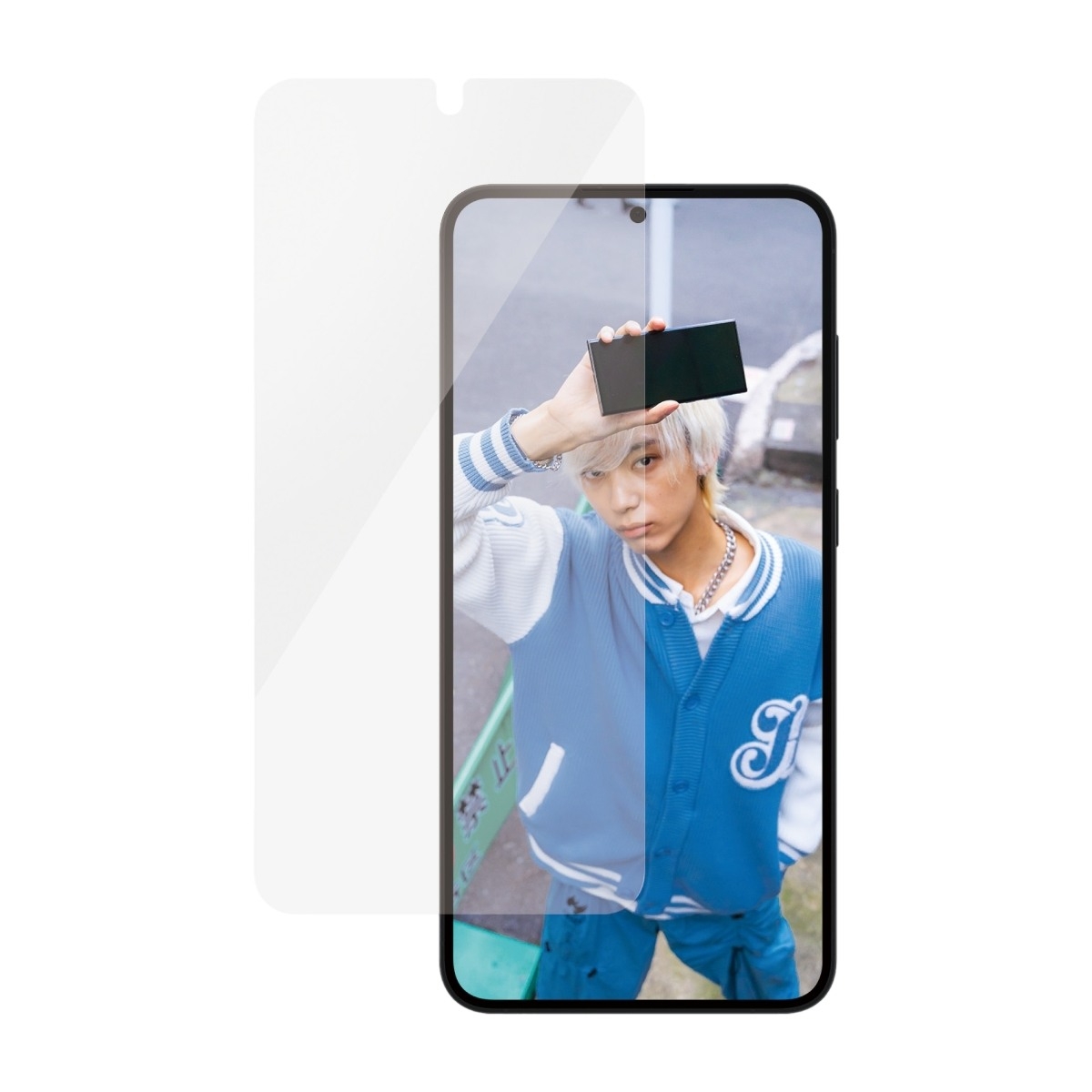 PanzerGlass Samsung Galaxy S25+/S24+ skærmbeskytter Ultra-Wide Fit med applikator billede 1