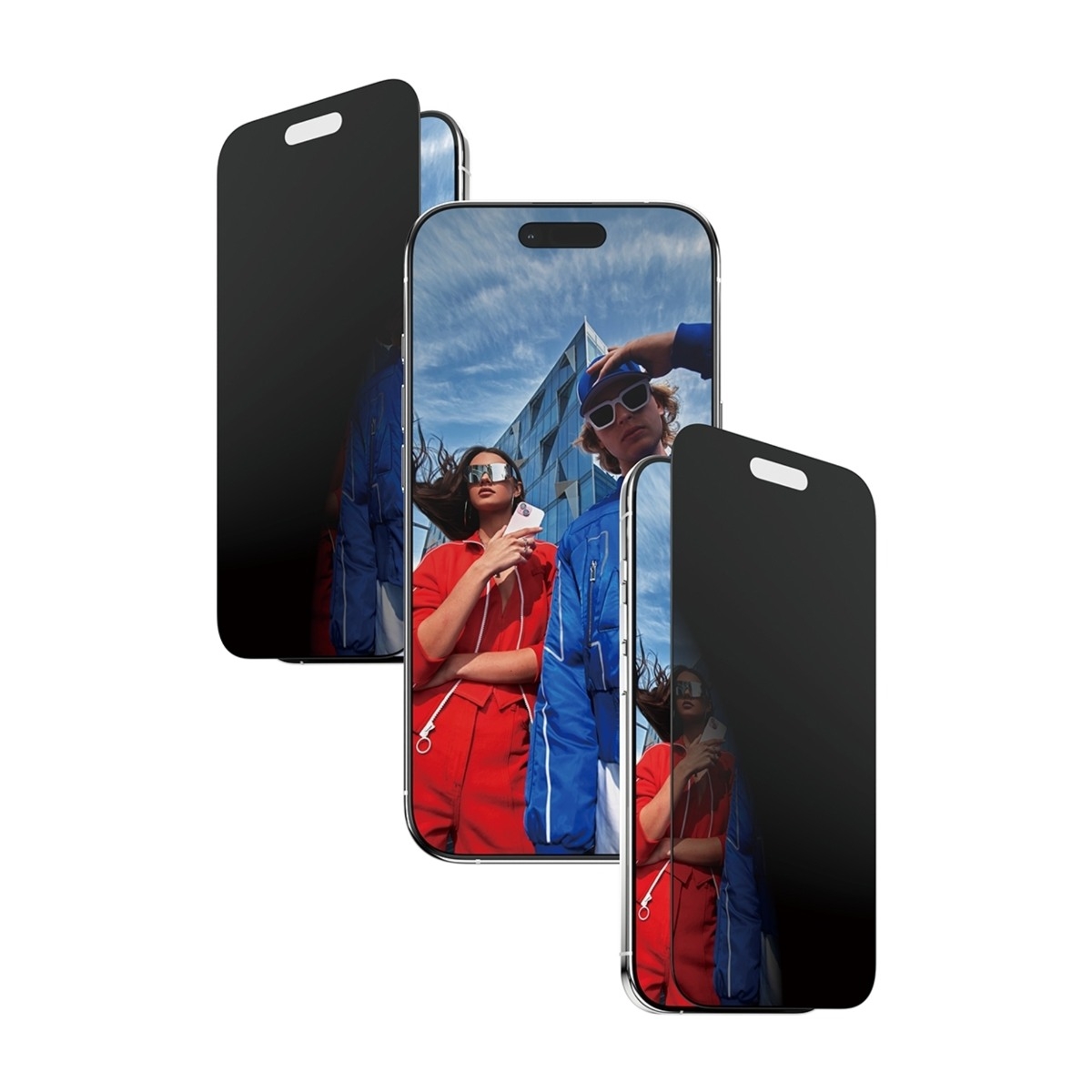 PanzerGlass iPhone Air skærmbeskytter Ultra-Wide Fit Privacy med applikator billede 1
